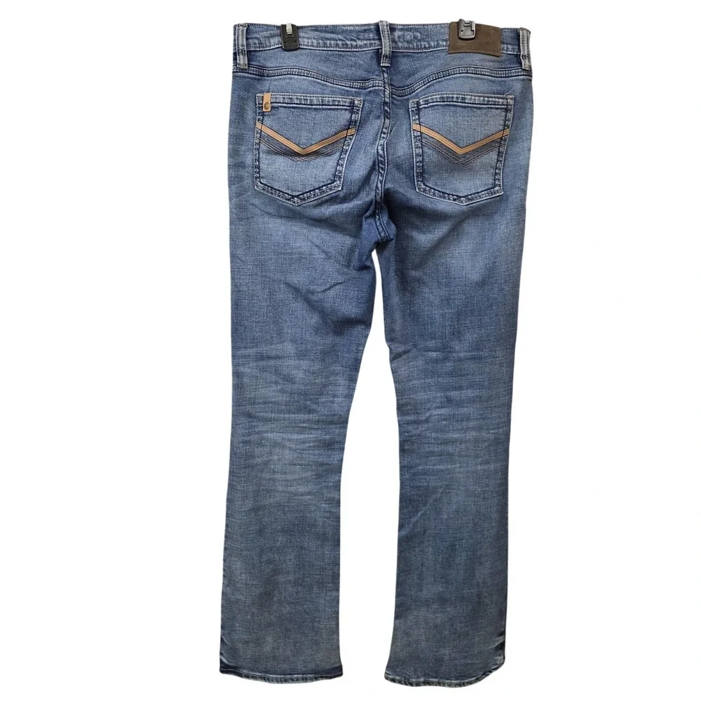 Cody James Jeans Mens 36x38 Blue Bootcut Medium Wash Zip Fly Regular Denim